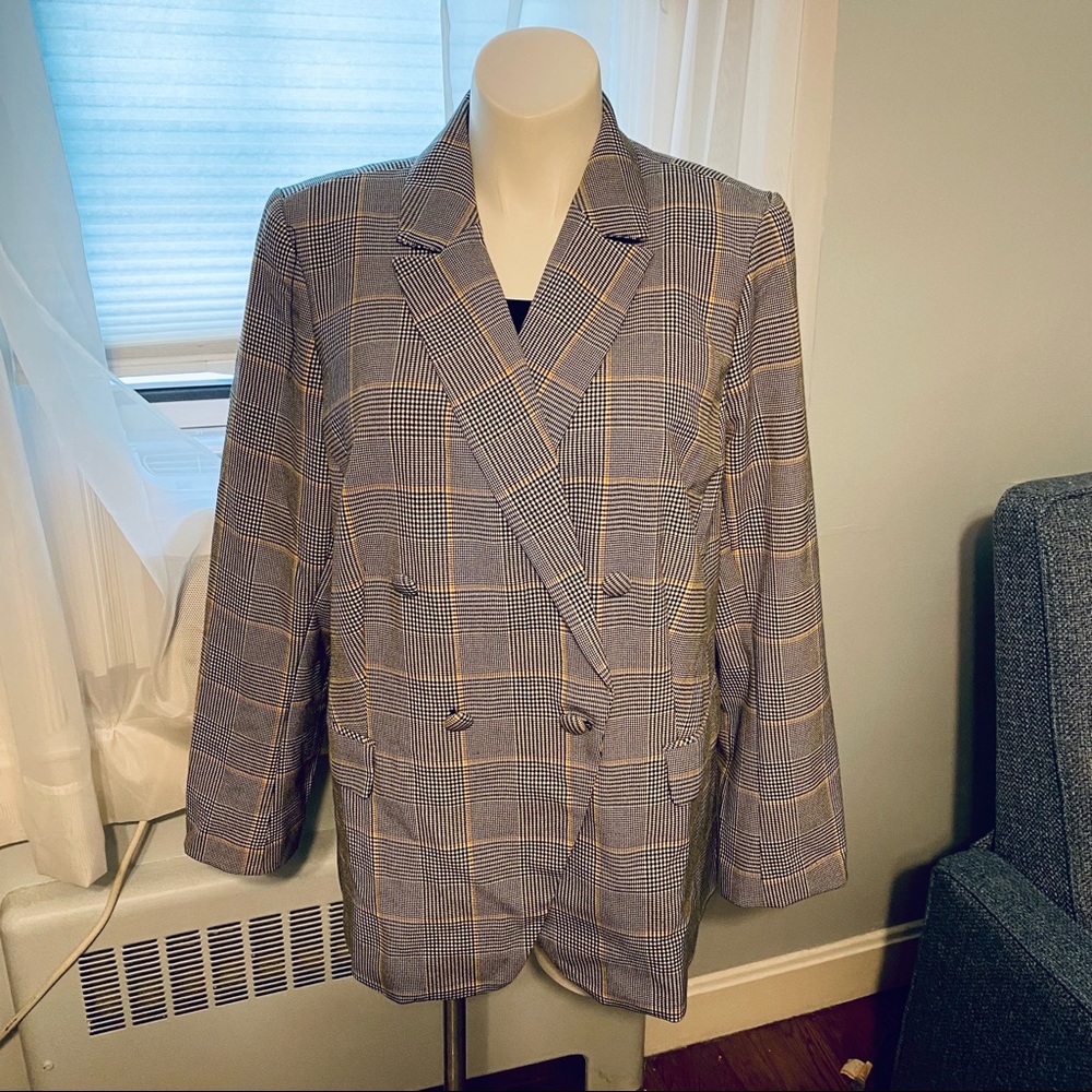 Plaid Blazer medium weight
